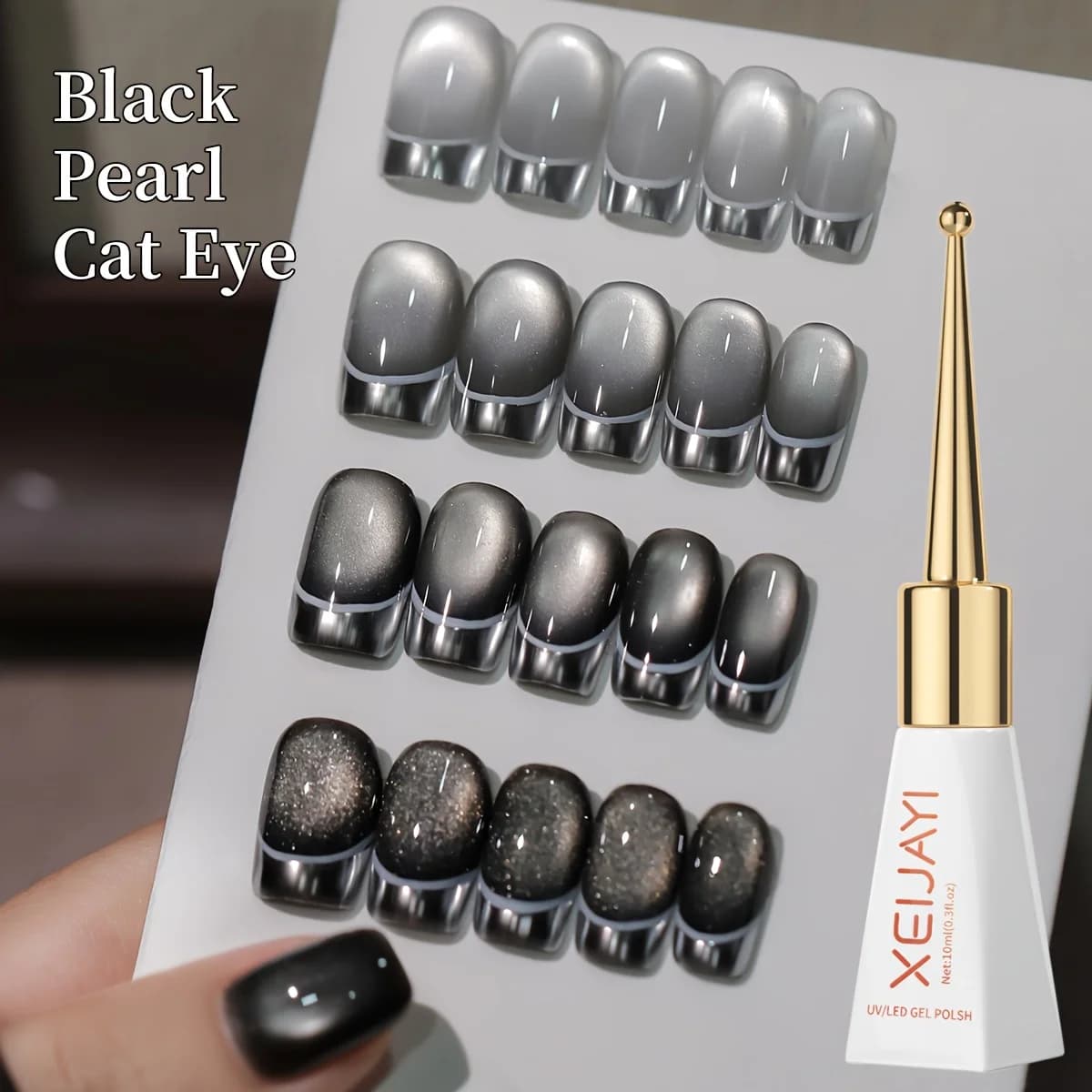 4 pezzi 10 ml popolare smalto gel magnetico cat eye opzionale smalto per unghie regalo estivo per donna