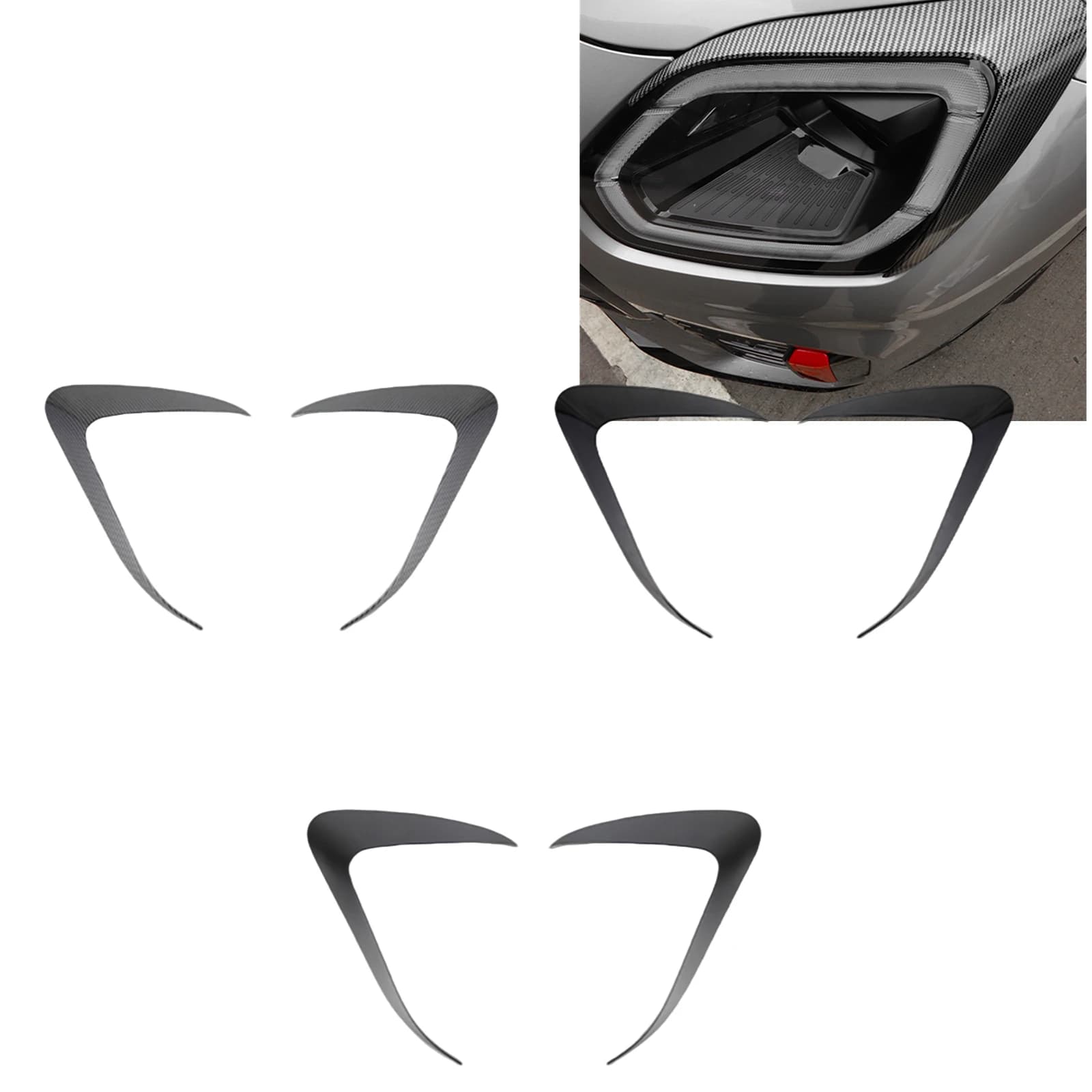 Copertura Decorativa per Fari Anteriori, Striscia Adesiva per Mini JCW U25 2024-2025