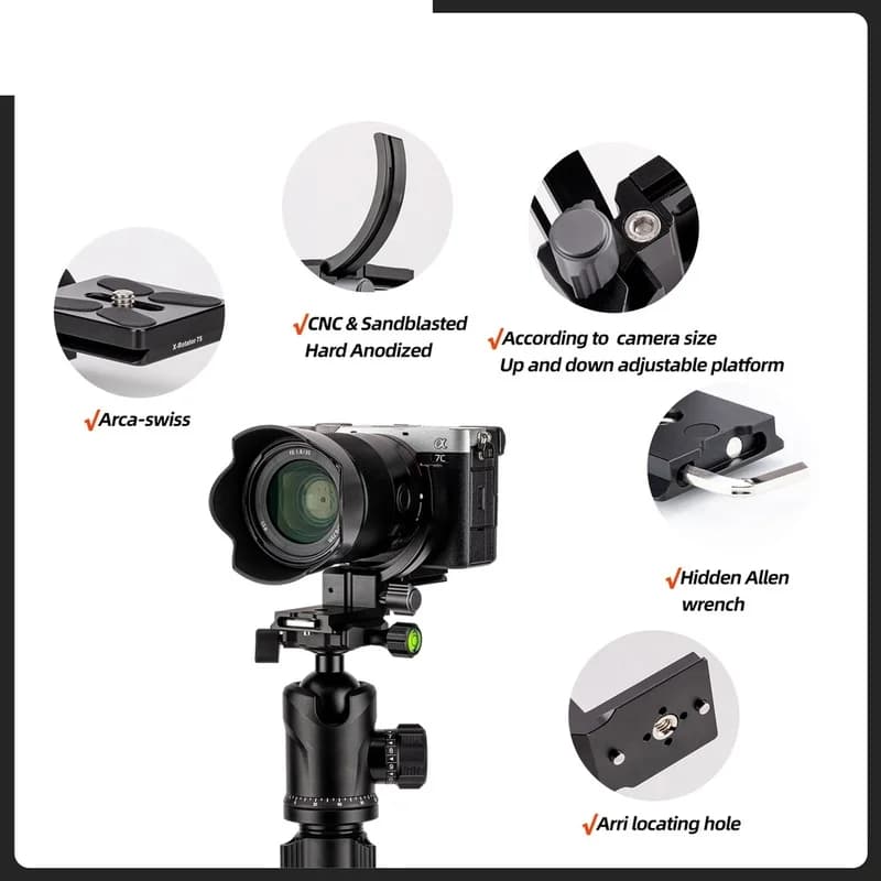 Super Sale Tripod Mount Ring Lens Mount Rotatable Collar Mount Plate for DSLR Quick Release Bracket Stabilizer for Telephoto L