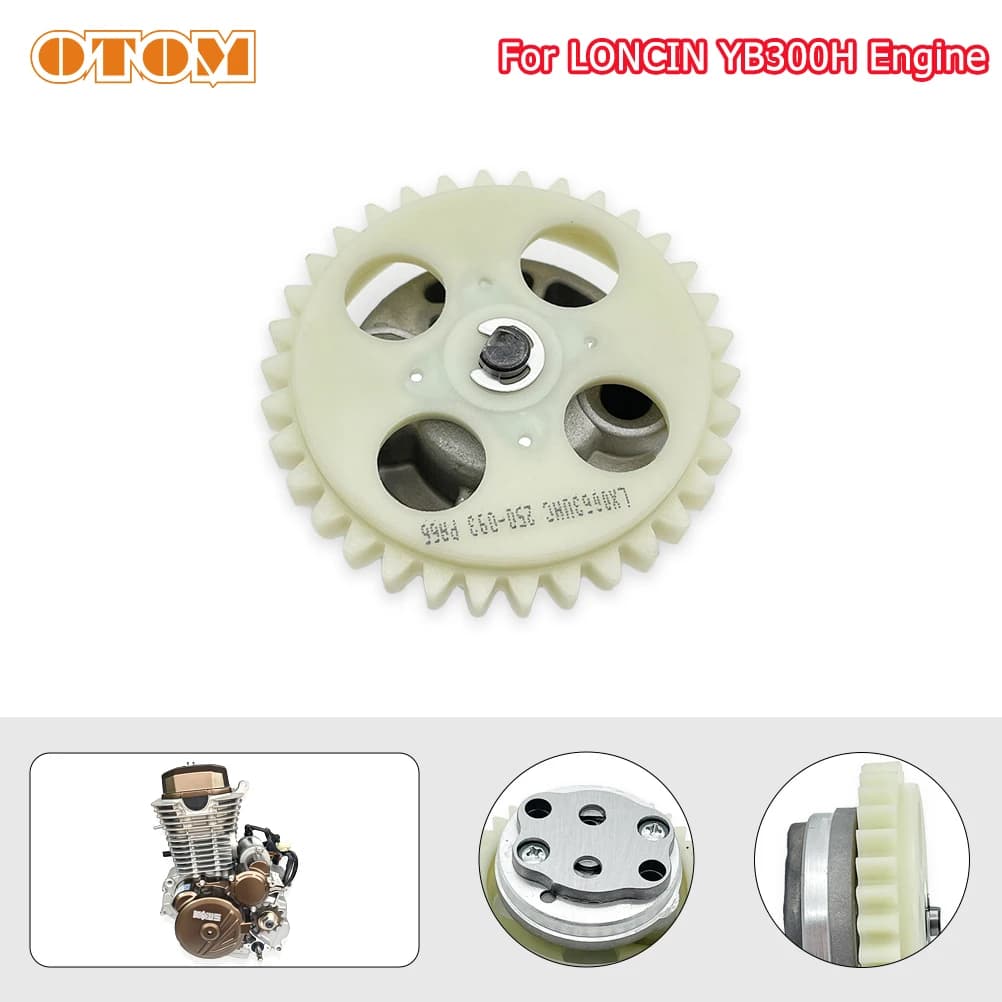 OTOM Moto Pompa Olio Motore Per LONCIN YB300H KEWS K23 HENGJIAN S7 Motore Pit Dirt Bike Motocross Pompa Assy Accessori