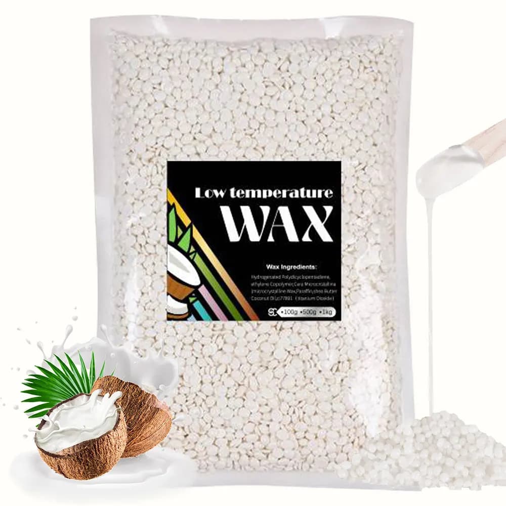 100/500g Pellicola Calda Indolore Ceretta Perline Cera Depilatoria Fagioli di Cera Dura Riscaldamento Cera Macchina Bikini Viso Corpo Depilazione