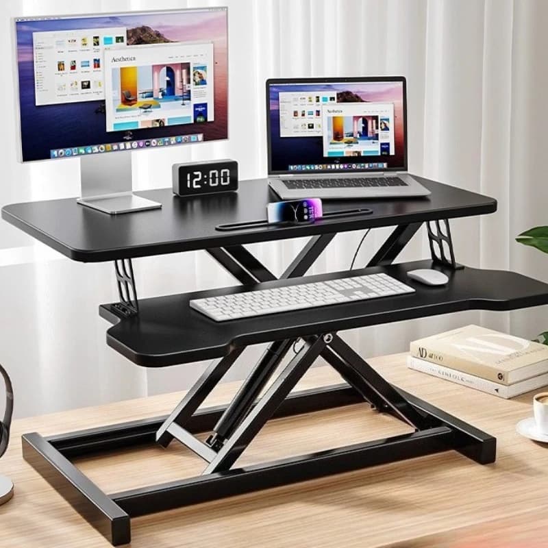 Scrivania Regolabile in Altezza - Tavolo per Computer Moderno e Minimalista, Supporto Ergonomico per Laptop con Meccanismo SmoothLift per Casa e Ufficio
