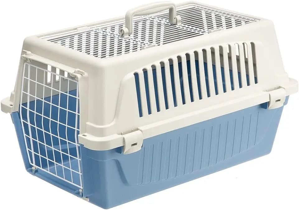 Trasportino per animali Atlas | Portaanimale domestico per cani e gatti con accesso superiore e porta d'ingresso