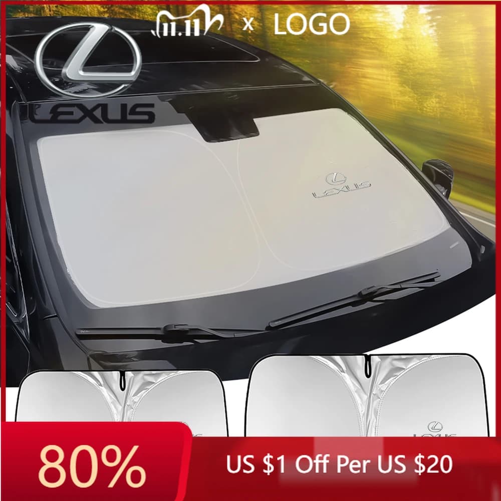 2026 Nuovi Adesivi Interni per Auto, Ombrello Parasole Pieghevole per Parabrezza Anteriore, Accessori per Lexus LS IS350 ES300h E