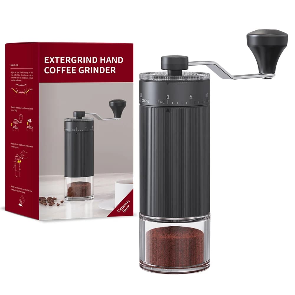 Portable USB Electric Coffee Bean Grinder 40 Gears Adjustable Rechargeable Mini Coffee Machine for Household Use