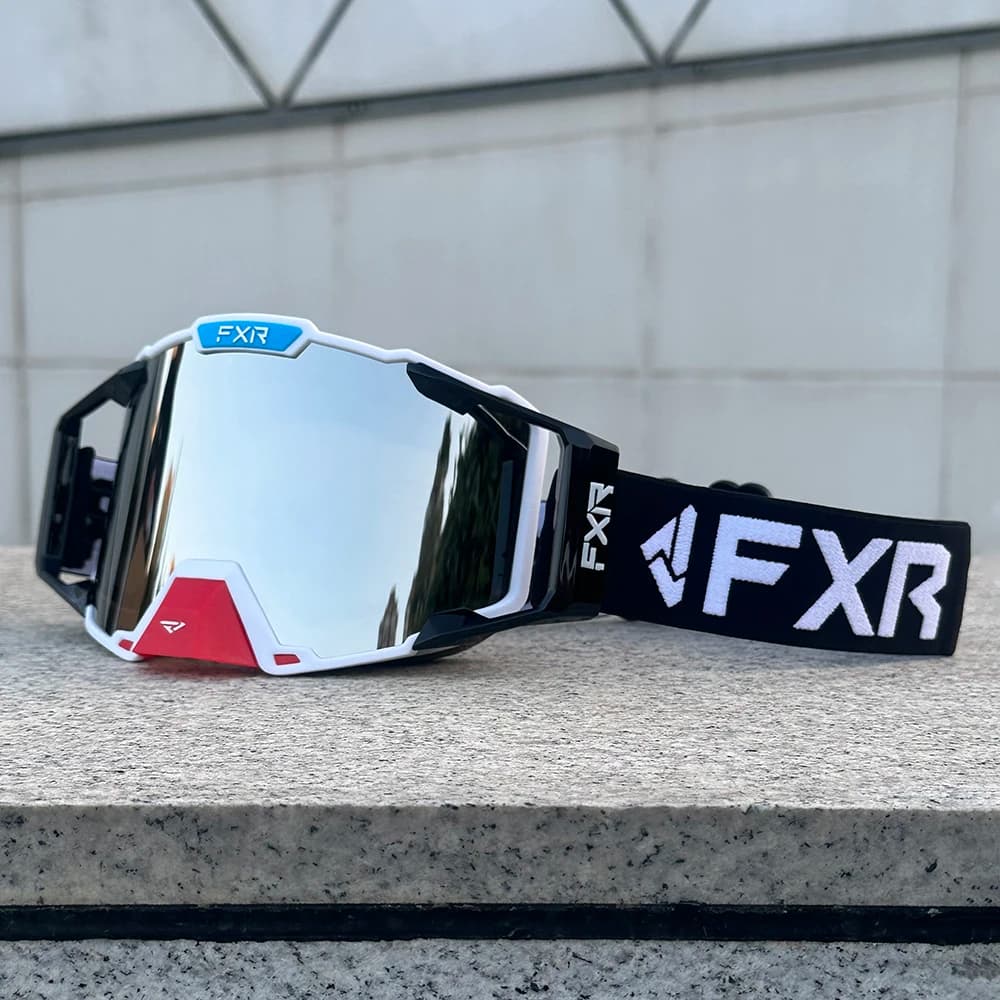 FXR Occhiali da motocross Occhiali da sci antiappannamento ATV Protezione MTB Ciclismo Occhiali da moto da corsa Occhiali da snowboard antivento