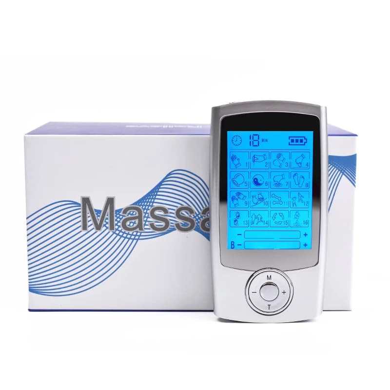 Smart Health 16 mode Digital Electronic Pulse Massager muscle stimulator machine to relieve pain electrotherapy device for body massage