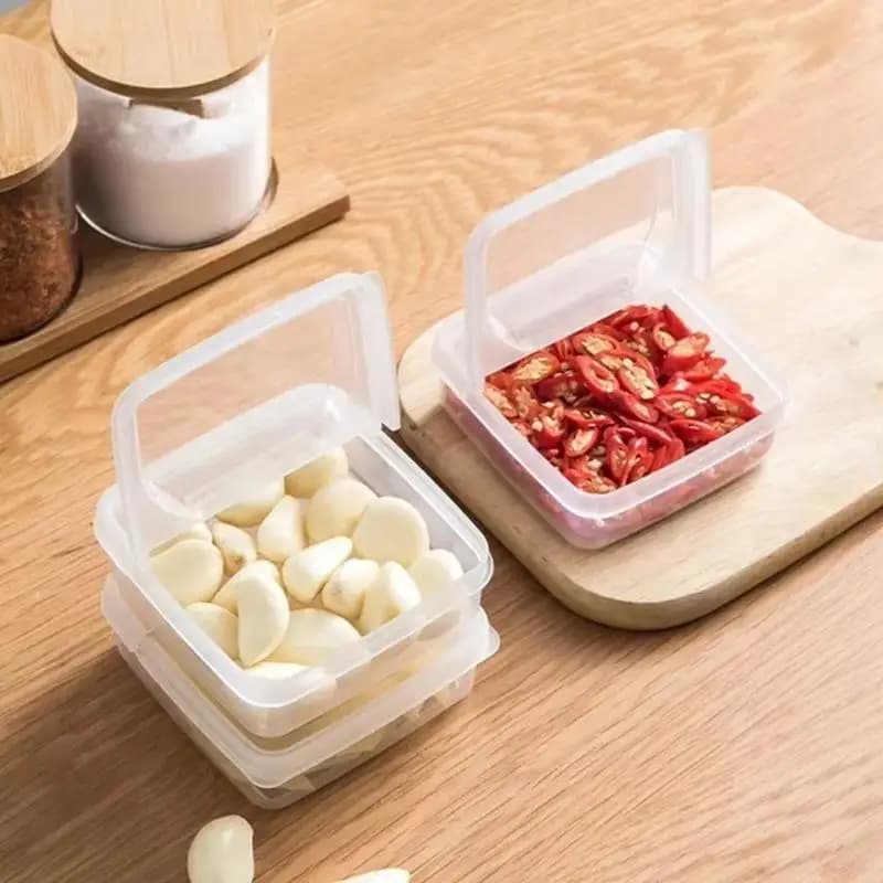 Contenitore per Formaggio e Burro, Frigorifero Portatile, Organizzatore per Frutta e Verdura, Contenitore Trasparente per Mantenere Freschi i Prodotti