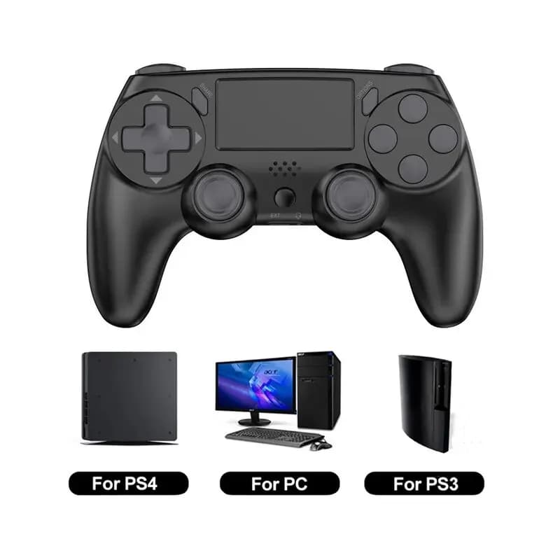 GAMINJA Wireless Gamepad with six-axis Gyros Dual Vibration Game Controller for PS4 PS3 Joystick Play Console for PC Windows 7 8 10