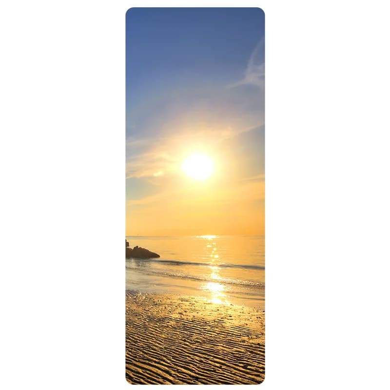 Yoga Mat in Suede Lezyan 1.5mm, Anti-slip, Portable, Foldable, Absorbent, for Gym, Training and Gymnastics