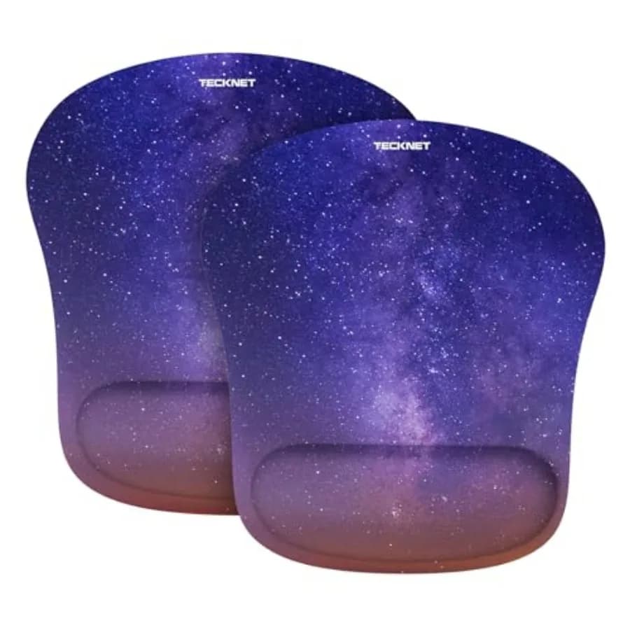 Mouse Pad with Wrist Support, Ergonomic Gaming Mouse Pad Pain Relief, Portable Comfortable Mousepad for Computer, Laptop, Offic