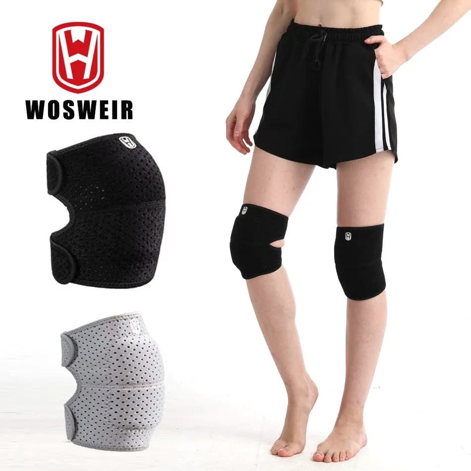 WOSWEIR EVA Knee Brace for Volleyball Dance Yoga Women Kids Knee Brace Support for Rotation Brace Protection Fitness Work Equipment