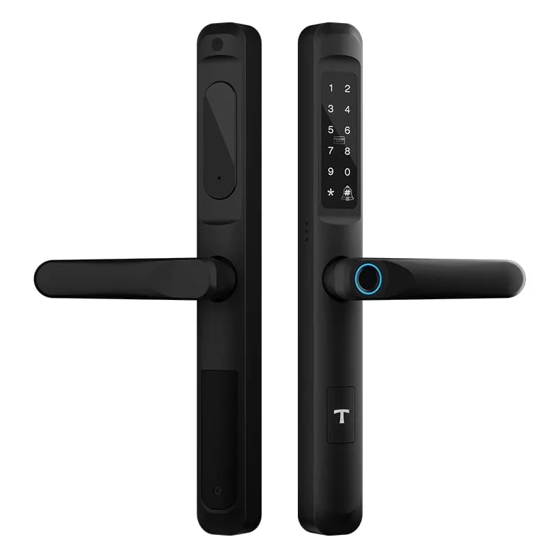 Tenon K9 Smart biometrico impronta digitale maniglia della porta serratura password senza chiave digitale intelligente elettronica casa sottile serratura intelligente in alluminio