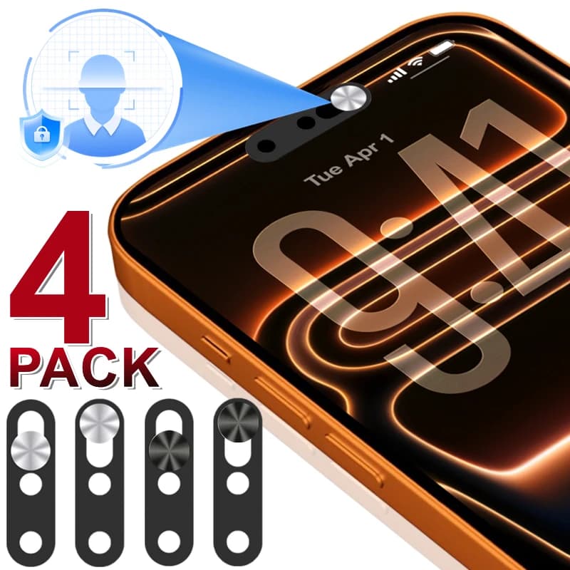 1-4Pcs 17PM privacy Protective Webcam Cover for IPhone 17 Pro Max Air 17Pro Anti-hacker Shutter Slide Shield Anti-peep Sticker