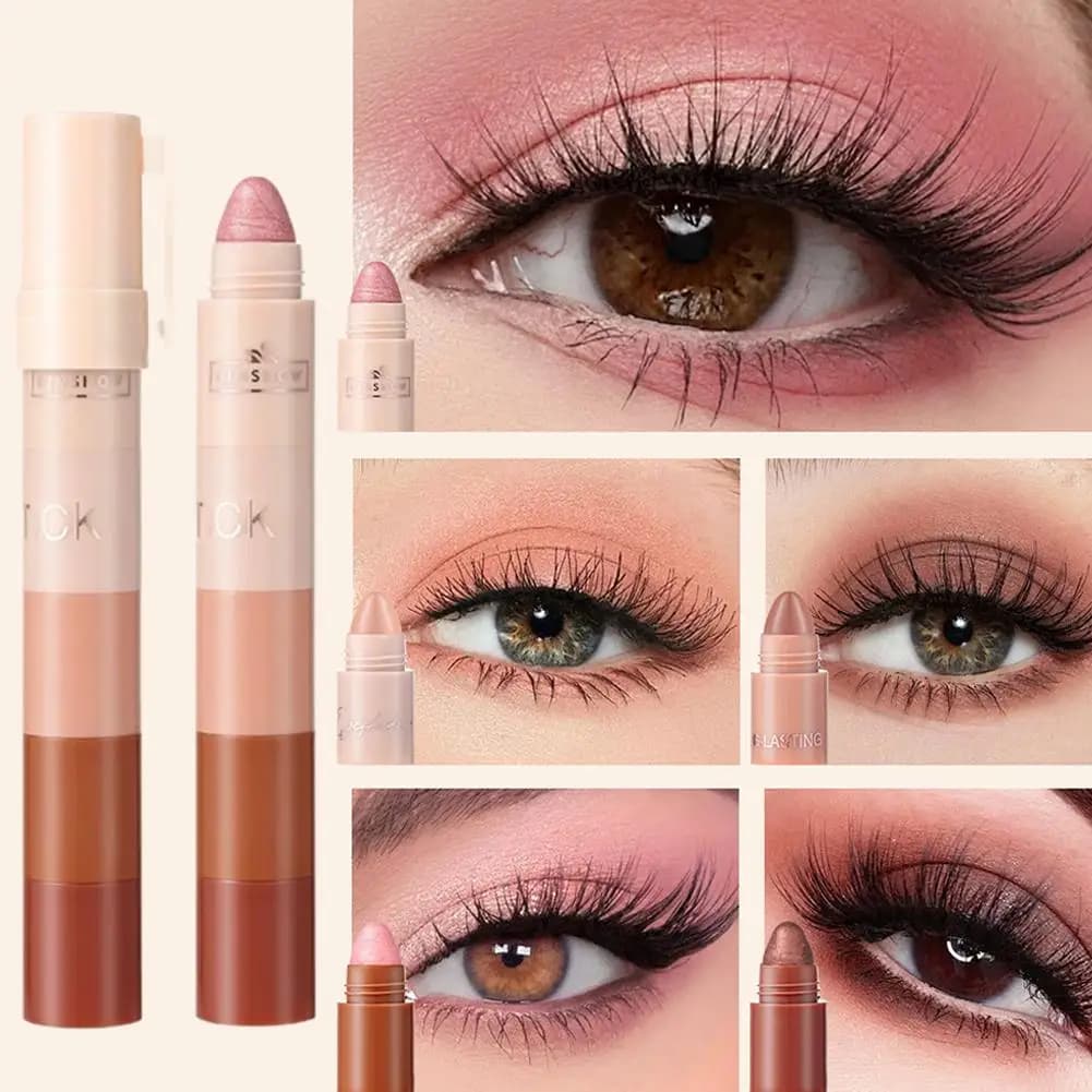 5 in 1 pen for opaque perlescent eye shadow contour highlights makeup portable stick waterproof pen R5D6