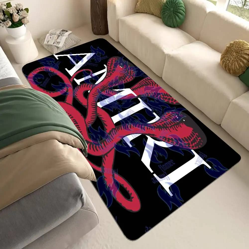 Pretty Brand A-Amiri logo Floor Mat Nordic Style Home Doormat Bathroom-Toilet Mats Bedroom Hotel Decor Mat