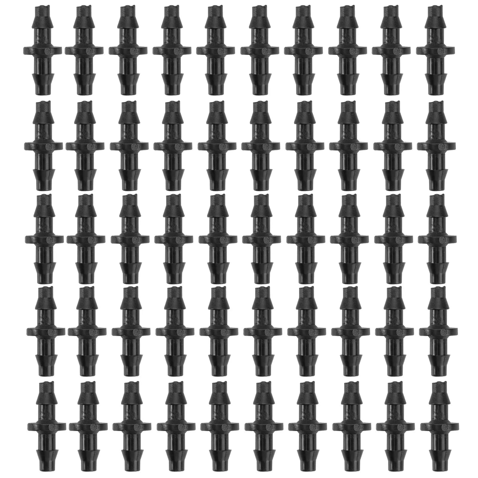 100Pcs Gardening Irrigation Fittings Plastic 4 7Mm Hose Connector Leakproof Joint for Outdoor Garden Drip Micro Tubing Systems