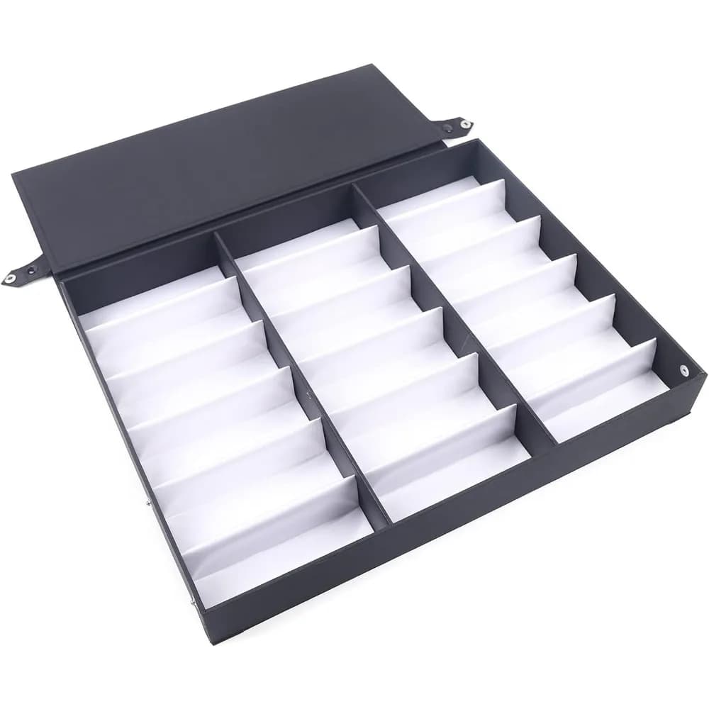18 eyewear organizer sunglasses case sunglasses case sunglasses case storage box tray for men's glass collection