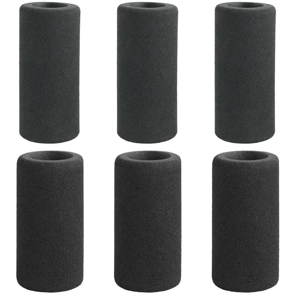 6 Pezzi Copertura Pratica per Pompa da Bici in Spugna Morbida e Densa, Struttura Professionale, Facile da Trasportare, per Gonfiaggio Pneumatici Bici da Esterno