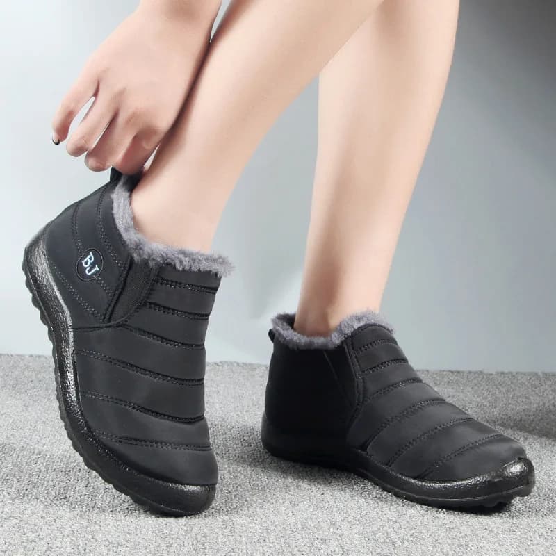 Women's Snow Boots Unisex Shoes Fashion Slip On Women's Platform Shoes Boots Waterproof Winter Shoes Botas Mujer