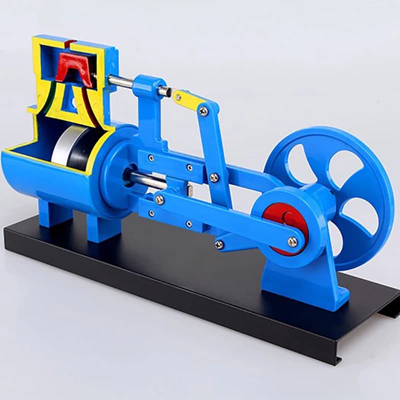 Modello di motore Stirling ad aria calda Modello di motore Sviluppo dell'immaginazione Giocattolo educativo Generatore di elettricità Modello di motore a vapore
