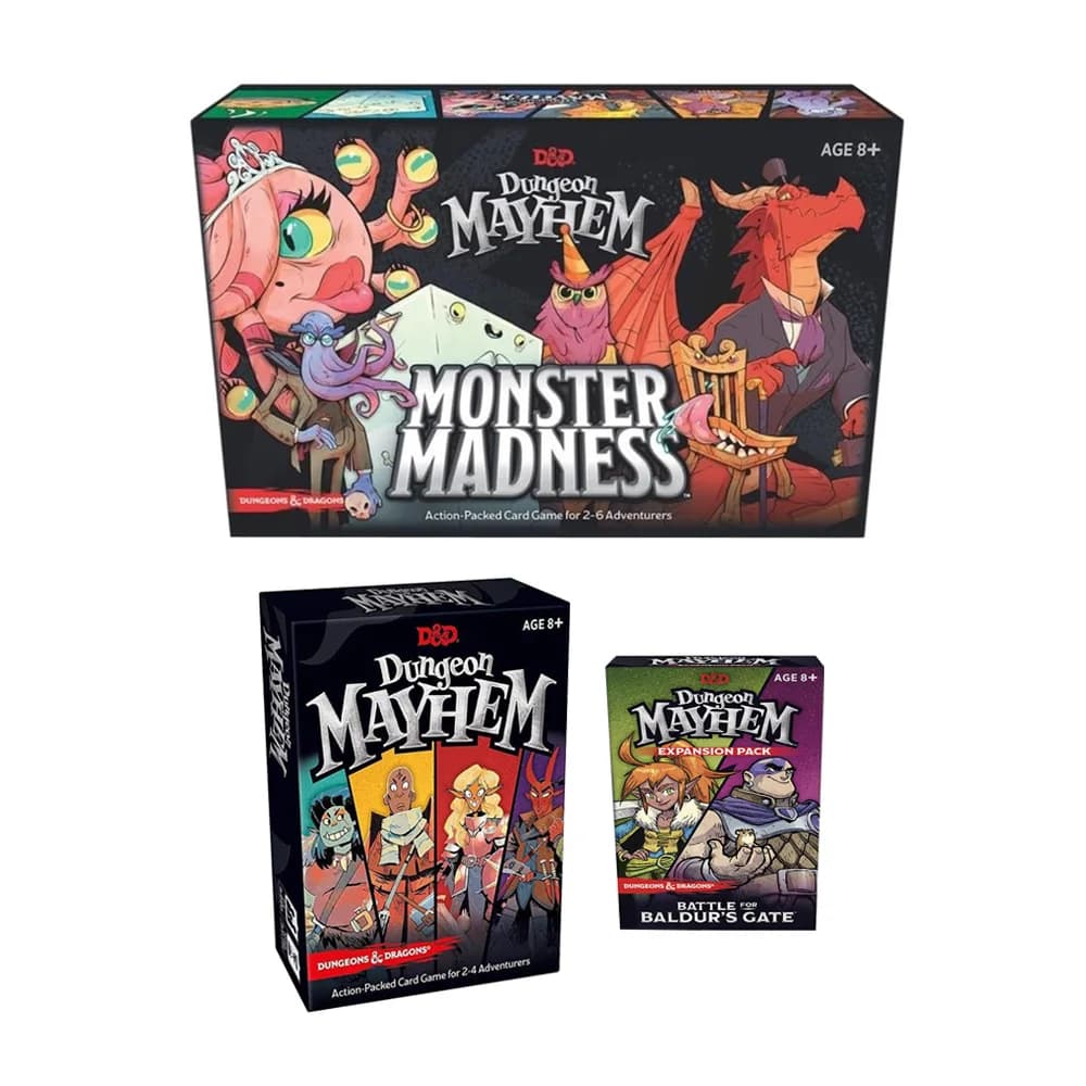 Dungeon Mayhem: Monster Madness Gioco da tavolo Dungeon Mayhem Dungeons & Dragons Gioco di carte Wizards of The Coast Party Game