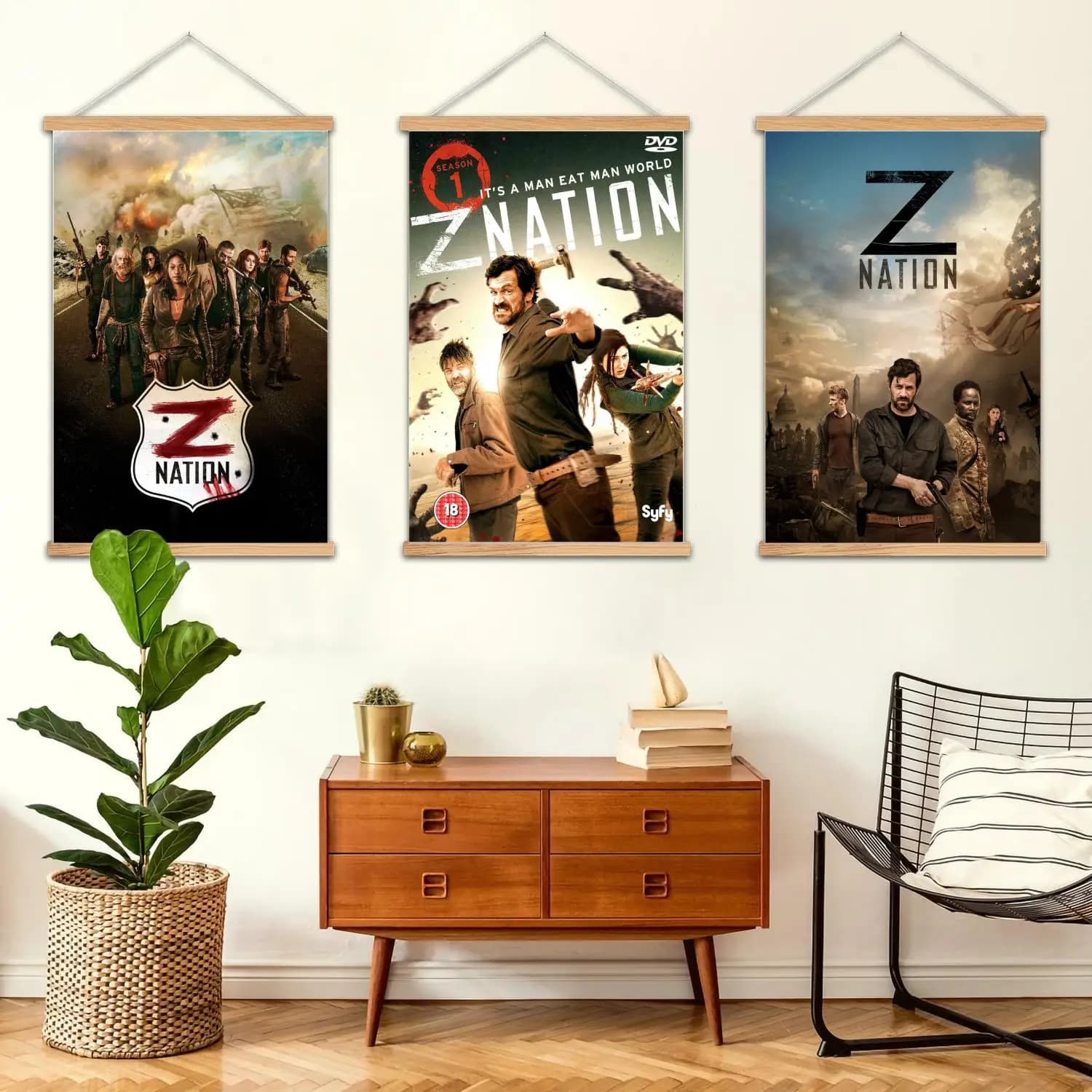 z-nation Wall painting with frame Artistic poster on canvas, Printing of artistic wall pictures, Modern poster for family bedroom decorations, Decorative painting