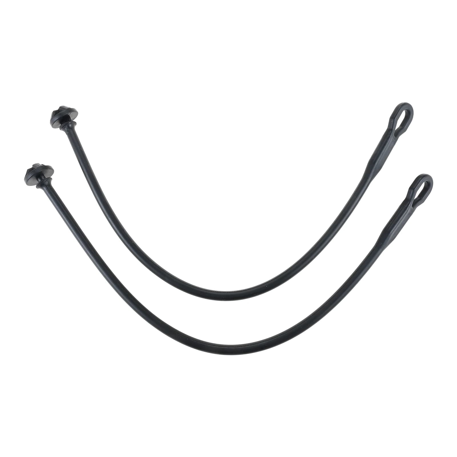 2Pcs Car Rear Trunk Parcel Shelf Strap Clips 1H6863447 Partition Hanging Rope Pull Rope for Golf Mk2 Mk3 Interior Accessories