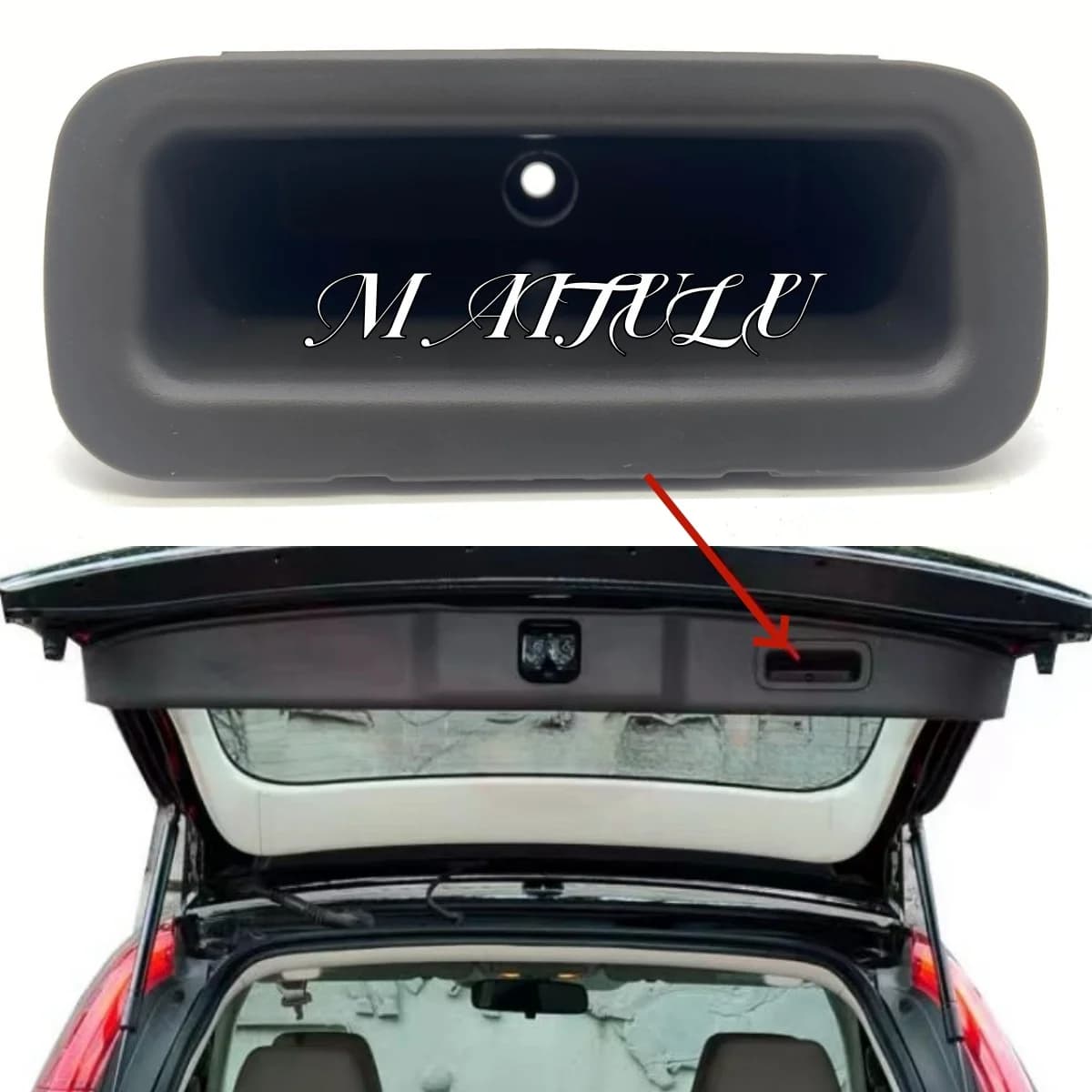 Maniglia dell'interruttore aperto del coperchio del bagagliaio posteriore dell'auto per Honda CRV 2012 2013 2014 2015 2016 Maniglia interna della porta posteriore chiusura del coperchio posteriore 84441-T0A-A01