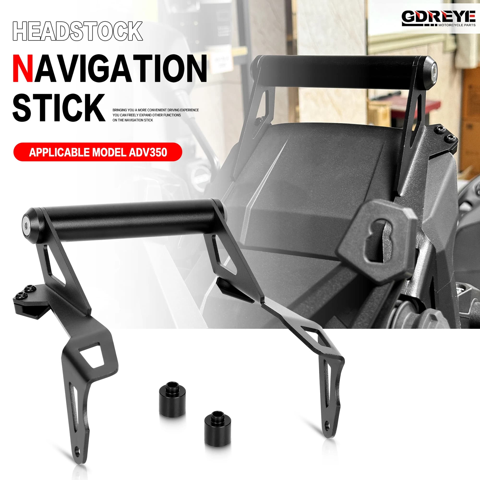 Moto Front Phone Support GPS Phone Smartphone Navigaton Bracket for HONDA ADV 350 Adv350 2022-2025