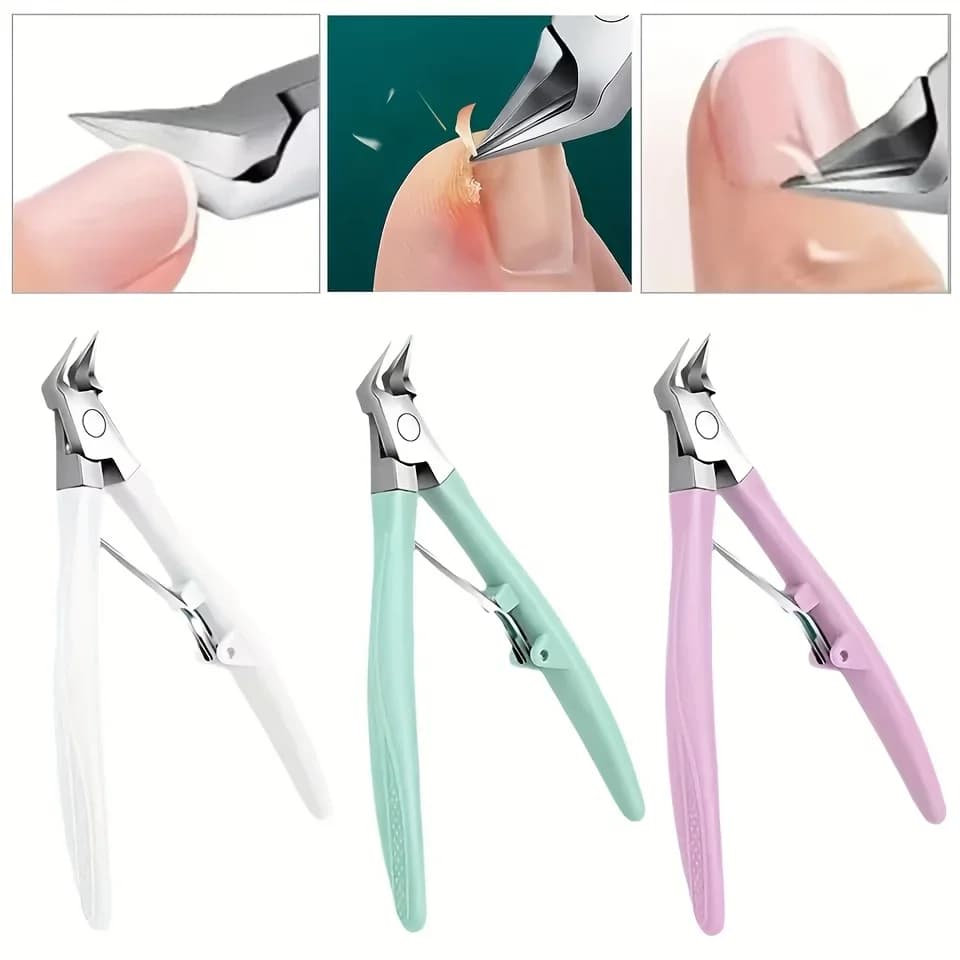 1 pz. Tronchesino per cuticole e unghie incarnite in acciaio inossidabile, forbici per manicure e pedicure