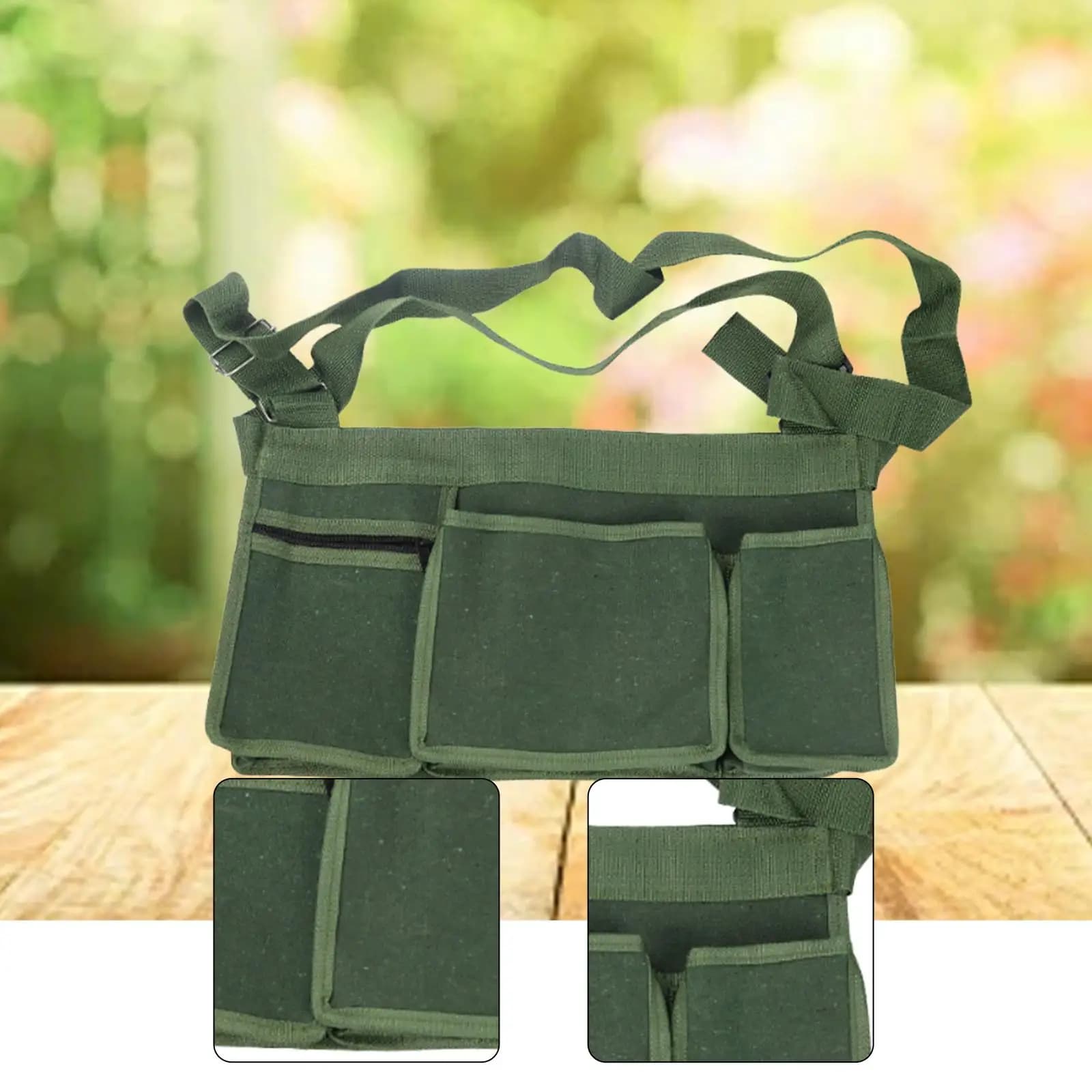 Cintura per attrezzi da giardinaggio, borsa leggera da cintura per decorazioni domestiche, frutta