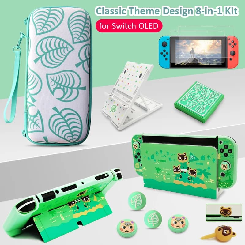 2022 Borsa portaoggetti stile animale per Nintendo Switch Custodia protettiva OLED Custodia da trasporto per accessori di gioco Switch OLED