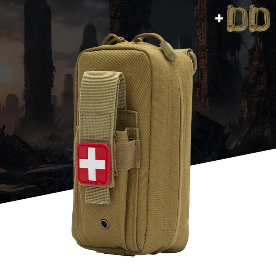 Kit di pronto soccorso portatile in nylon MOLLE borsa medica per esterni, accessorio per riporre oggetti