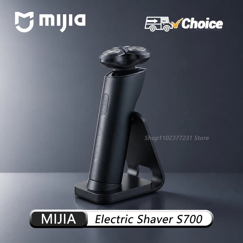 Original NEW MIJIA Electric Shaver S700 Portable Flex Razor 3 Head Shaving IPX7 Waterproof Washable Beard Trimmer Cutter 30 Day