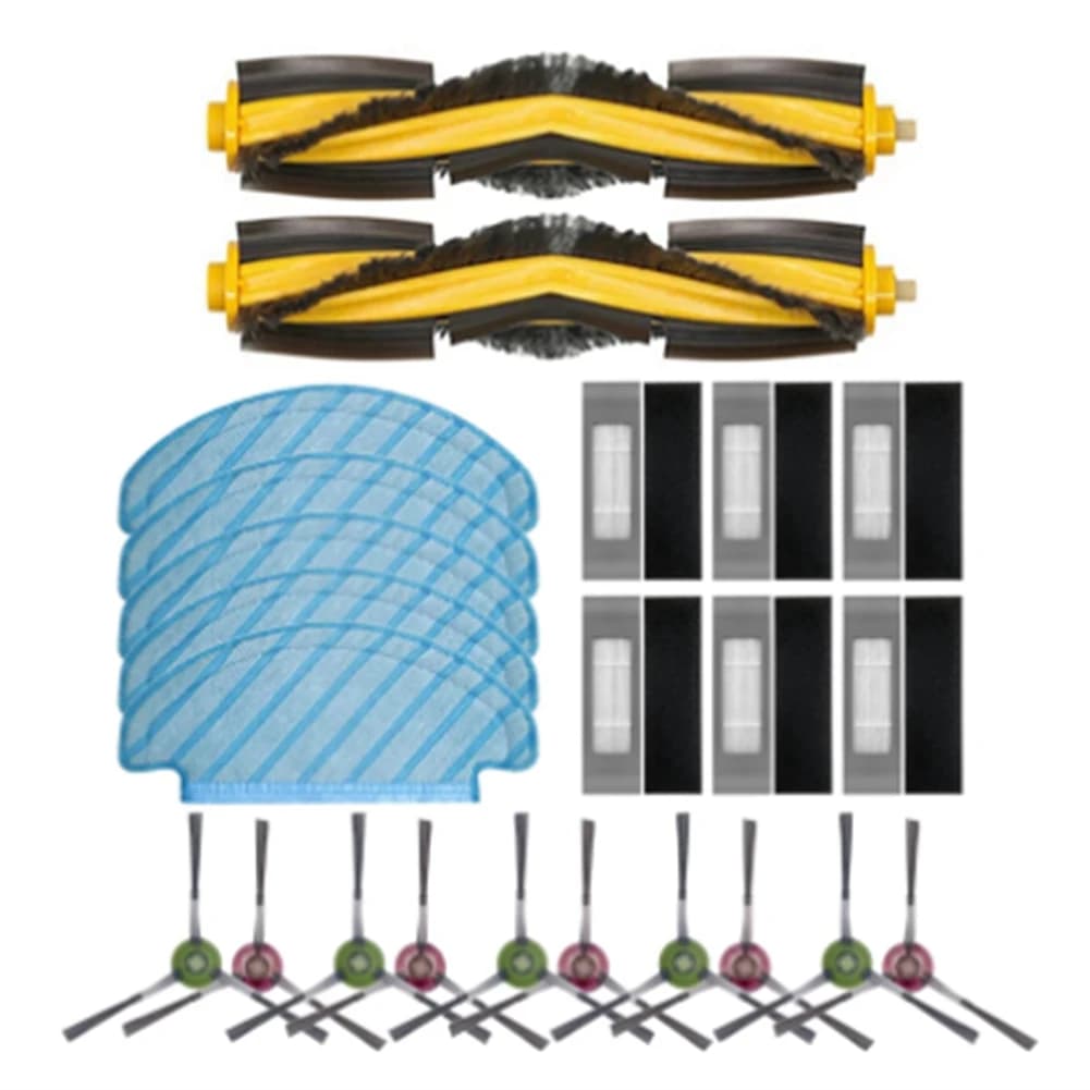 A36T-23PCS Per Ecovacs Deebot Ozmo T8 T9 N8 Pro Robot Aspirapolvere Sacchetto Filtro Raccoglipolvere Panno Lavapavimenti Monouso Accessori