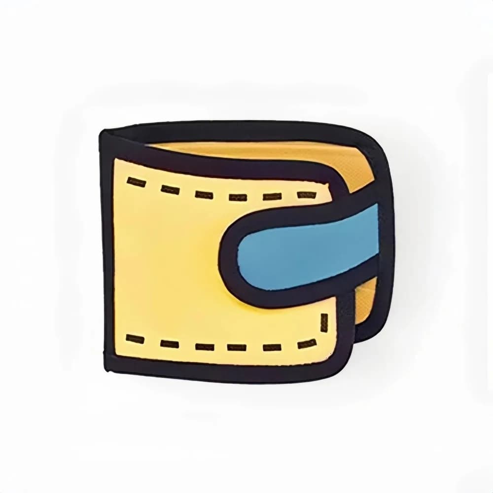 Creative Ultra-Thin Canvas Wallet Multi-Card Slot Cartoon Storage Bag Women's Wallet Men