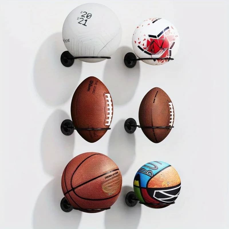 Portapalle da basket, pallavolo, calcio, portapalle da casa sul muro, portapalle per mettere la palla, espositori per calcio