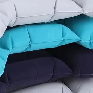 Cuscino gonfiabile per la vita da viaggio per allattamento, cuscino di supporto per la schiena del corpo lombare per aereo aereo da viaggio lungo