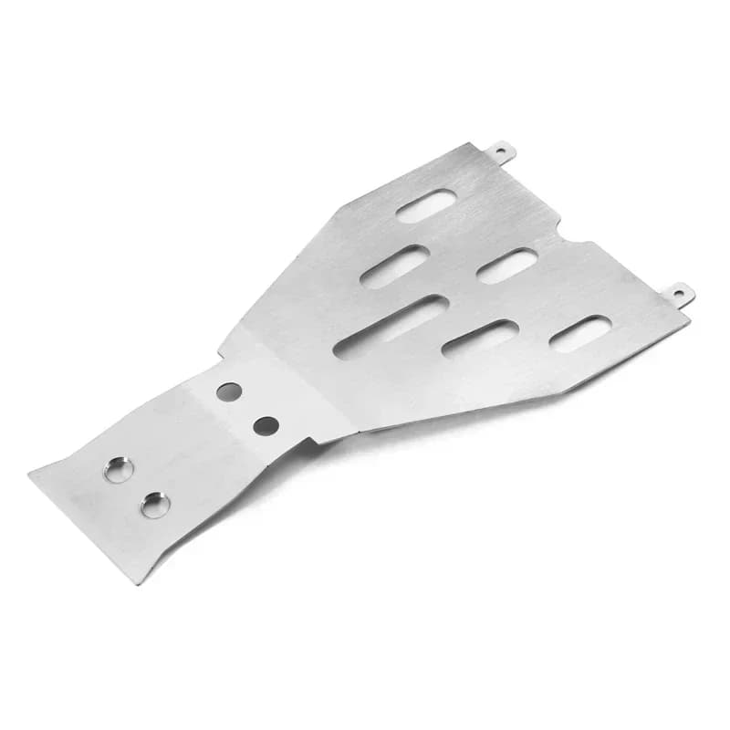 Piastra paramotore in acciaio inossidabile da corsa Protezione telaio Armatura del telaio Aggiornamenti pezzi di ricambio per TRAXXAS 1/10 FORD F-150 RAPTOR