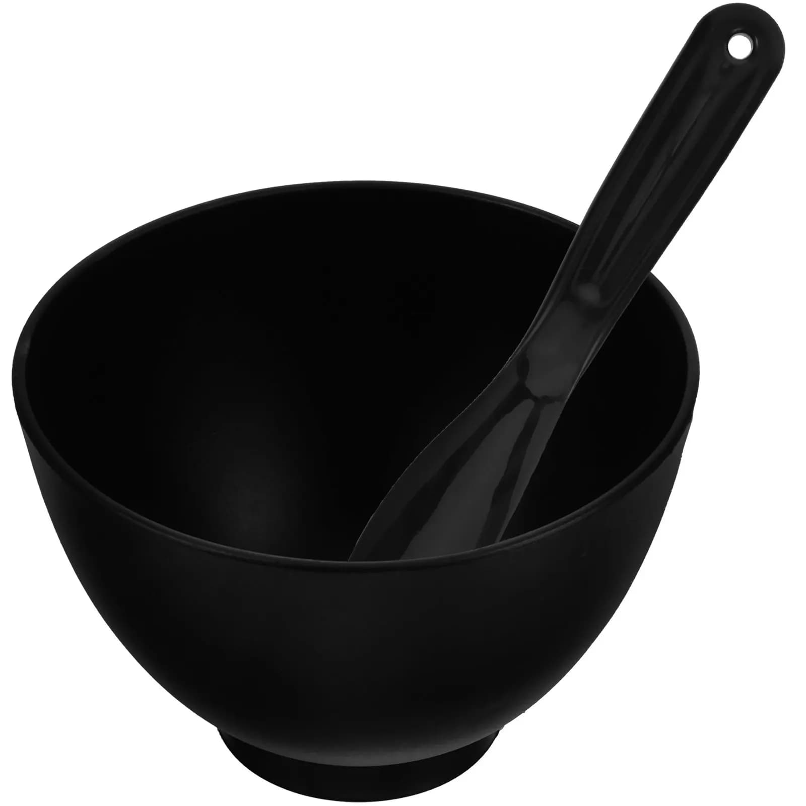 Set di 1 ciotola in silicone per maschere facciali fai da te, ciotola per miscelare, strumento morbido per applicare maschere, kit per uso domestico e professionale.