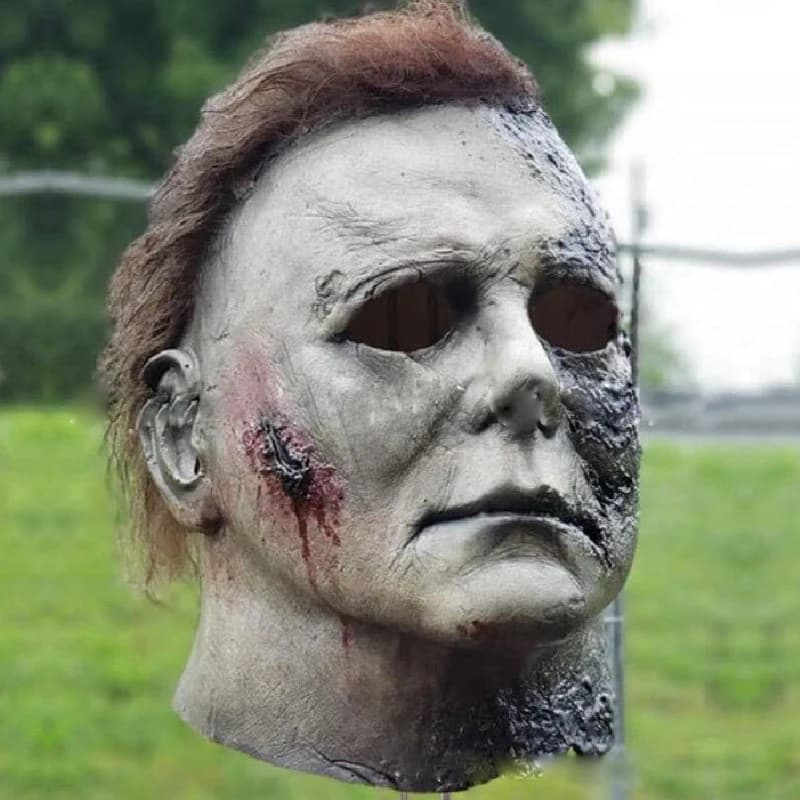 Film Theme Mask Michael Myers Mask Full Face Halloween Carnival Latex Mask Helmet Adult Kids Cosplay Party Costume puntelli