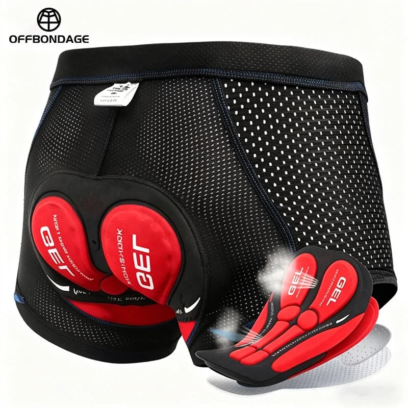 Cycling Shorts Men cycling shorts Breathable Mesh Cycling Underwear 5D Gel Pad Shockproof MTB Bike Shorts Cycling Clothes