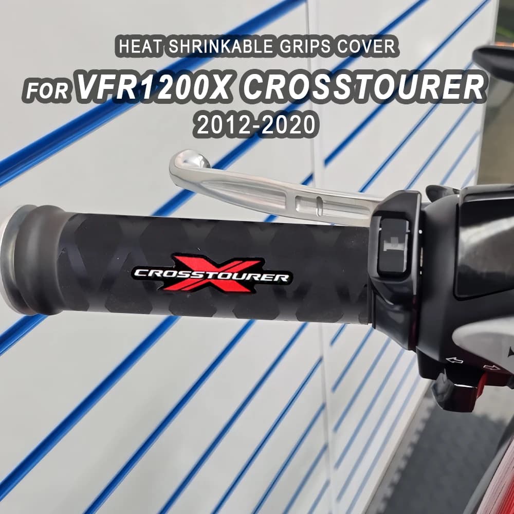 Motorcycle Handlebar Rubber Cover Heat Shrinkable Grips Gloves Accessoires For Honda VFR1200X VFR 1200 X Crosstourer 2012-2020