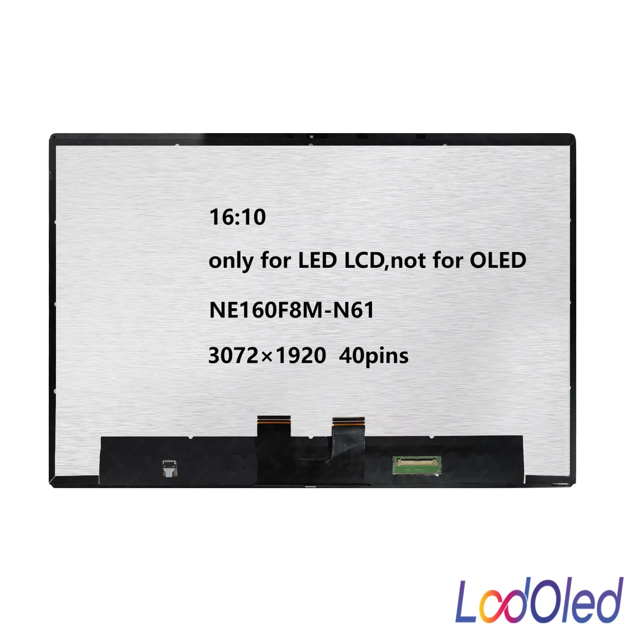 16" 3K+/4K+ LED/OLED LCD Touch Screen Digitizer Display Assembly for HP Spectre X360 2-in-1 16-f2013dx 16-f000 16-f0xxx 40Pins