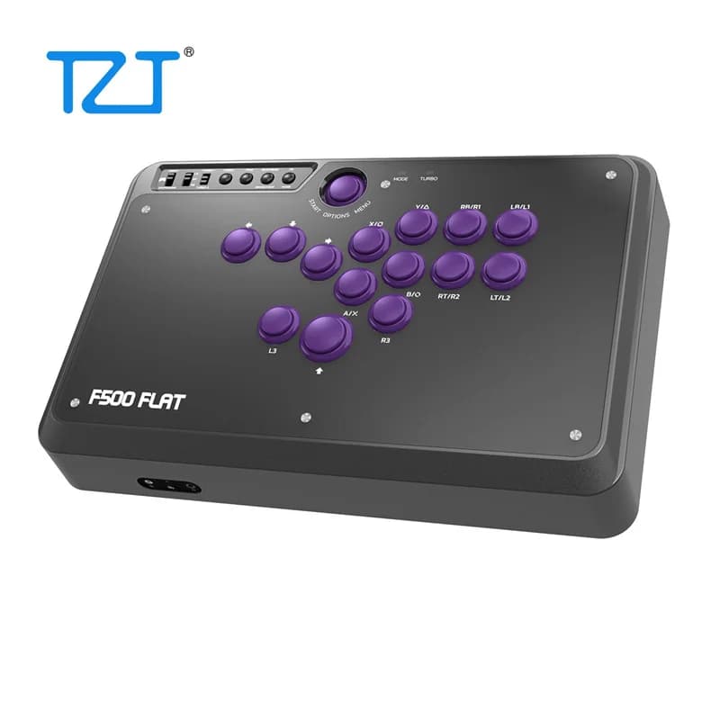 TZT Mayflash F500 Controller di gioco arcade piatto a tutti i pulsanti con layout per Hitbox PS4/Xbox