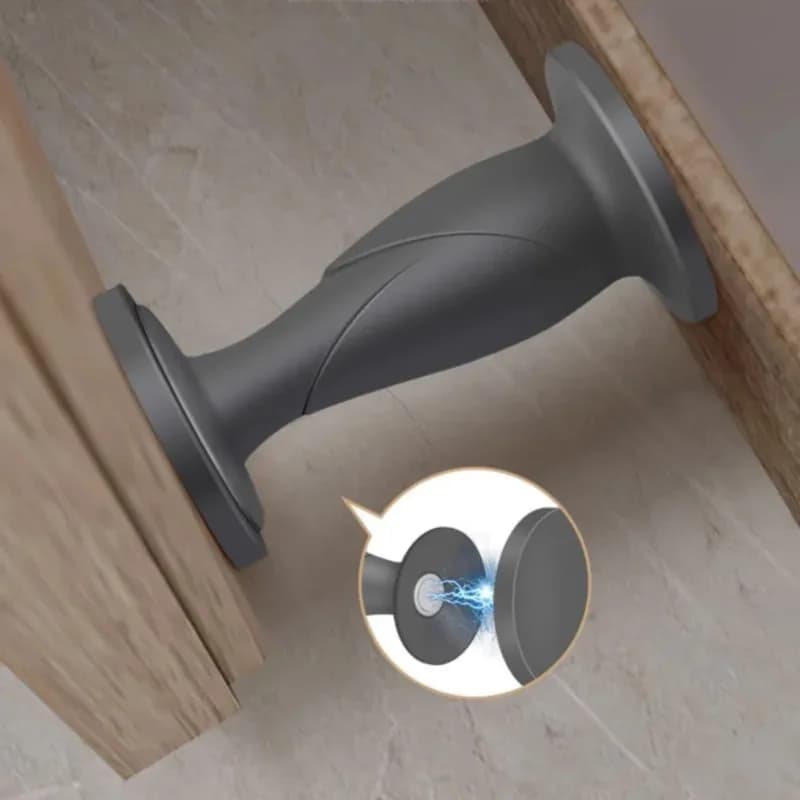 Fermaporta in Silicone Autoadesivo con Forte Ventosa, Protezione Anti-Collisione per Pavimento e Parete, per la Sicurezza di Casa e Camera da Letto
