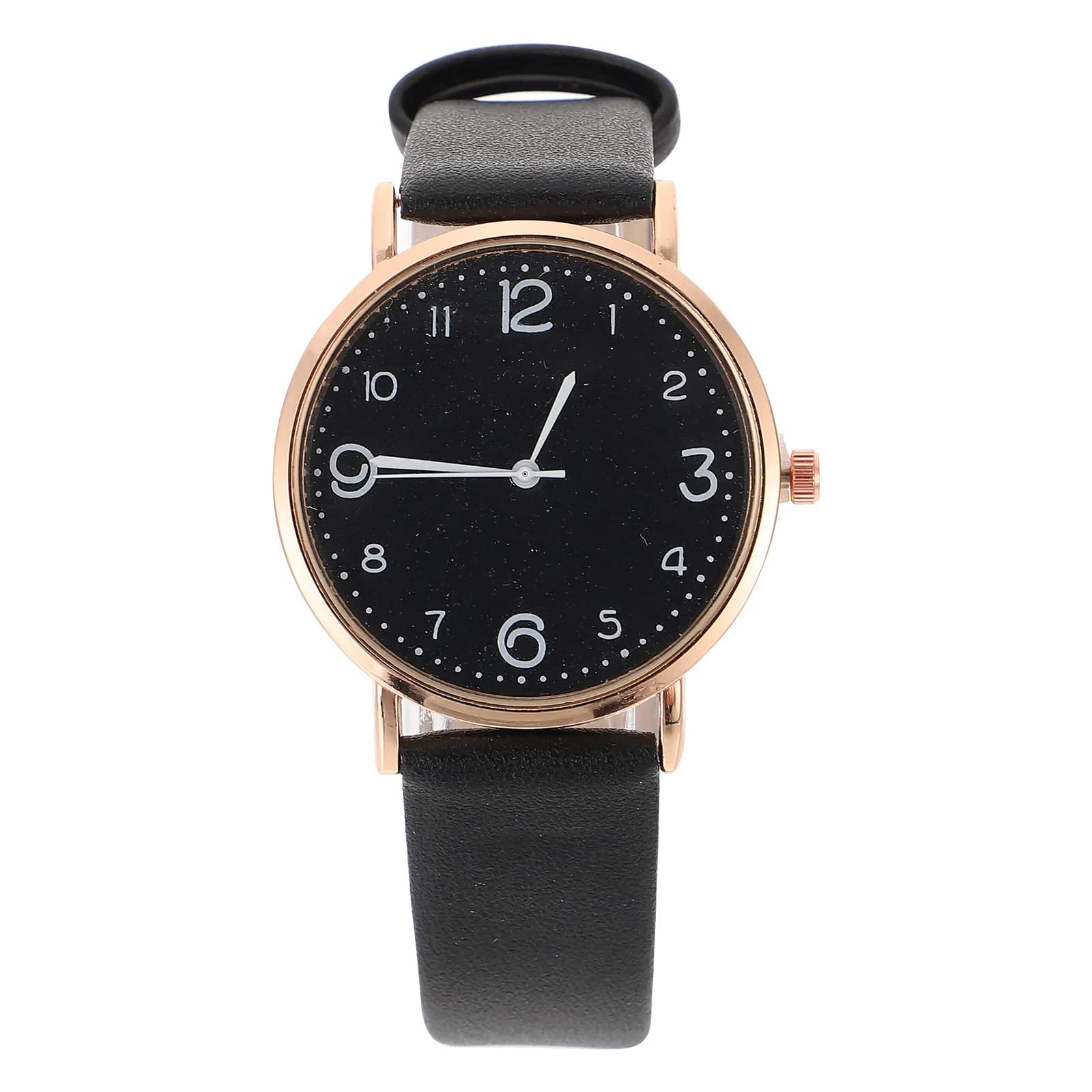 Orologio da polso da donna con cinturino regolabile, semplice, casual, alla moda, adatto come regalo per studentesse.