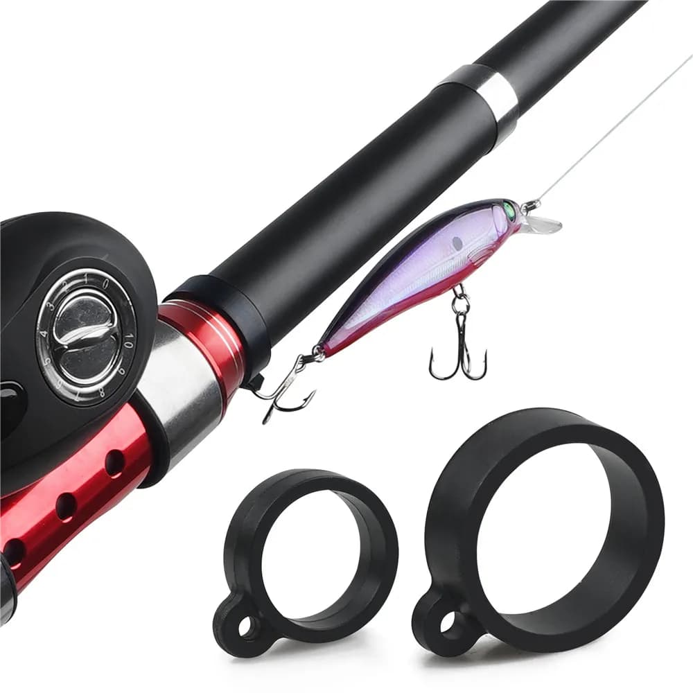 10 pieces fishing hook keeper for fishing rod fishing bait hook rubber rings support for safety guard hook fishing accessories with bait