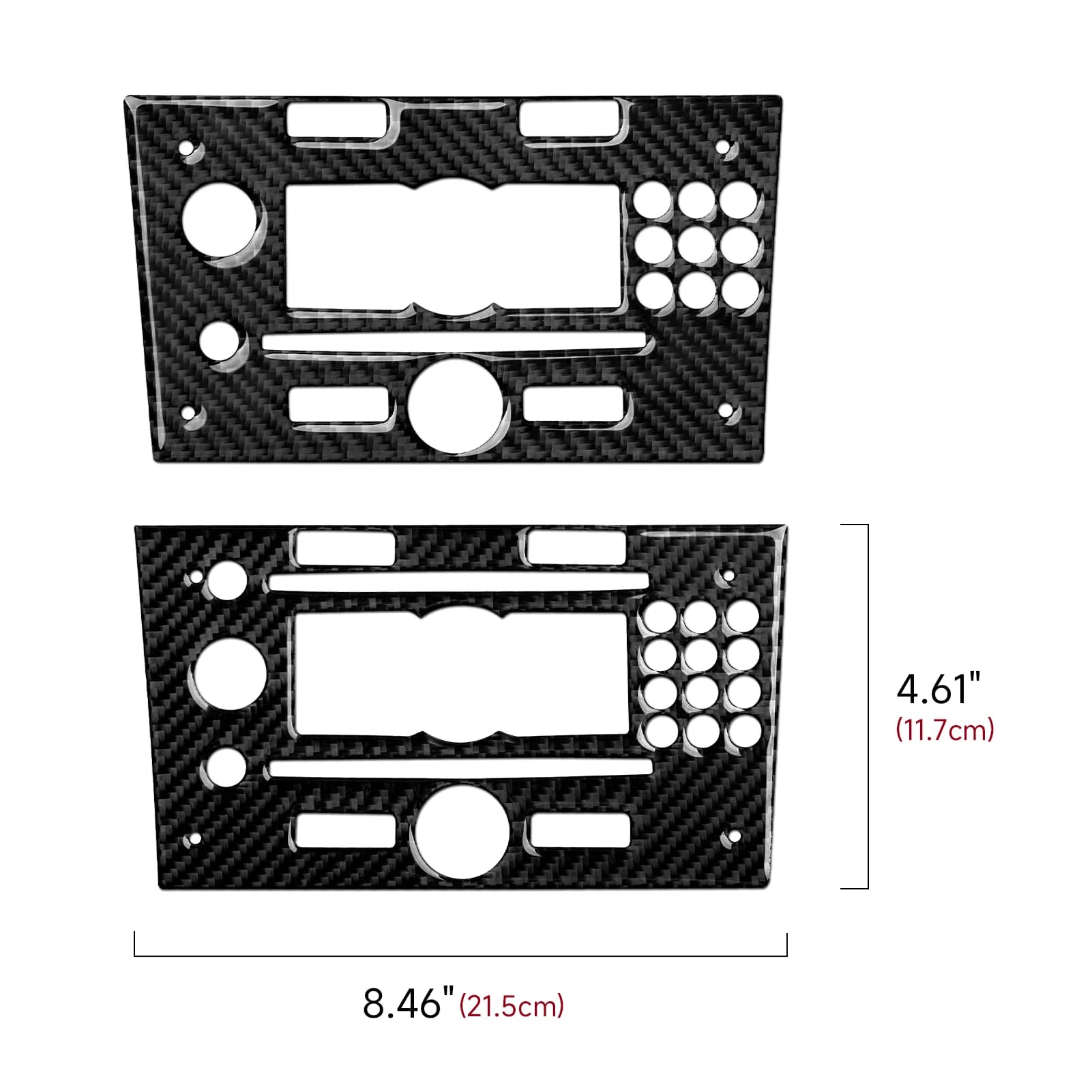 CDC40 Pannello CD MP3 per Console Centrale Auto. Finitura in Fibra di Carbonio. Per Vauxhall Astra Combo Meriva Corsa Vectra Zafira Tigra TwinTop